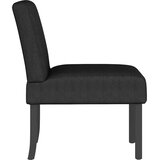  Niska stolica od tkanine crna | shoptok.hr