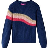  Dječji džemper pleteni modri 140 | shoptok.hr