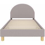  Krevet za djecu s uzglavljem Svjetlosiva 80 x 200 cm Bouclé | shoptok.hr