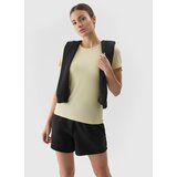 4f Women's Plain T-Shirt slim - light yellow Cijene