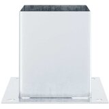  Postolja za stupove kvadratna 4 kom 101x101 mm pocinčani čelik | shoptok.hr