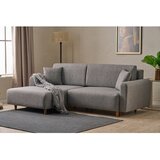 Atelier Del Sofa Mane Left ugaona garnitura na razvlačenje 246 × 160 cm, siva | Eponuda.com