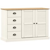  Komoda s ladicama VIGO 113x40x75 cm bijela od masivne borovine | shoptok.hr