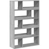 vidaXL Knjižna omara siva sonoma 100x33x156,5 cm inženirski les | Shoptok.si