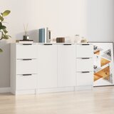  Komode bijela 3 kom od konstruiranog drva | Eponuda.com