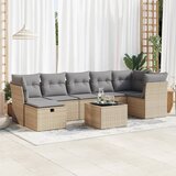 vidaXL 8-dijelni set vrtnih sofa od poliratana s jastucima bež | shoptok.hr