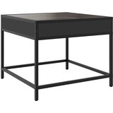  Stolić za kavu s beskonačnim LED svjetlima crni 50x50x41 cm | shoptok.hr