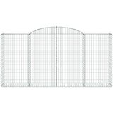  Lučne gabionske košare 5 kom 300x50x140/160cm pocinčano željezo | shoptok.hr