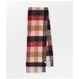 Beck Sondergaard Šali & Rute Check Scarf Burgundy pisana Cene