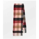 Šali & Rute Check Scarf Burgundy pisana