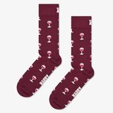 Happy Socks Dokolenke GLASS OF WINE SOCK Bordo u