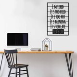 Wallity zidna dekoracija mt - 005, 49 x 74 cm, crna | ePonuda.com
