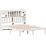  s regalom z knjige bez madraca bijeli 135x190cm borovina | shoptok.hr