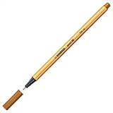 Stabilo Stabilo: Point 88 Tanki flomaster temno oker barve 0,4mm | Shoptok.si