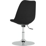  Vrtljivi jedilni stoli 4 kosi črno blago, (20699481) | Shoptok.si