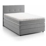 Gent boxspring postelja Merlin, tkanina, siva, 160×200 cm Cene