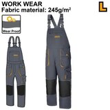 Ingco wuct8033.l radne pantalone sa tregerima vel l super ( WUCT8033.L ) u