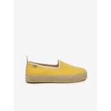 Napapijri Yellow women's espadrilles on the platform - Ladies Cene