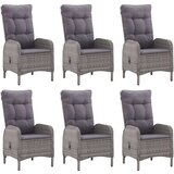  7-dijelni vrtni blagovaonski set sivi | shoptok.hr
