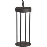 Fischer & Honsel Črna LED namizna svetilka (višina 36 cm) Kante – Cene