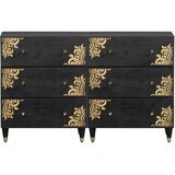  Kreveta s ladicama 2 pcs Crna 60 x 33 x 75 cm Čvrsto drvo manga | shoptok.hr