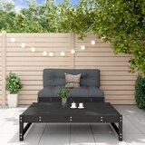 Maison Chic Seti vrtnega pohištva - Vrtna garnitura - Vrtni pohištvo set 2-delna črna trdna borovina, (21817628) | Shoptok.si