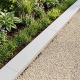 Profil za rubove vrta 10 kom. 100 x 20 x 5 cm Čelik Bijela | shoptok.hr