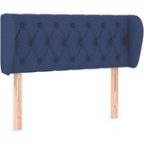  Uzglavlje s ušima plavi 93x23x78/88 cm od tkanine | shoptok.hr