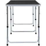  stol za kampiranje sivi aluminijski 180 x 60 cm | shoptok.hr