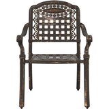  Vrtna stolica 2 pcs Bronzana 55 x 56,5 x 91cm Aluminij | shoptok.hr