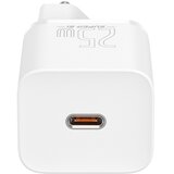 Baseus Super Si brzi punjač adapter, 1C, 25W, USB-C-USB-C 1 m kabel, bijeli | shoptok.hr