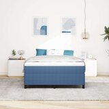  Okvir kreveta Plava 140x190 cm Baršunasta tkanina | shoptok.hr