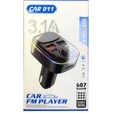  BLUETOOTH FM TRANSMITER CAR 911 607 3.1A+PD | Eponuda.ba