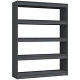 Furnova Knjižna omara za razdelitev prostora siva 100x30x135,5 cm, (21950703) | Shoptok.si