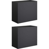  Vrtna saksija 2 kom. Crna 60 x 30 x 50 cm Čelična vrata | shoptok.hr