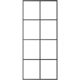  Klizna vrata s priborom 90 x 205 cm od ESG stakla i aluminija | shoptok.hr