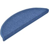  Prostirke za stepenice 10 kom 56x17x3 cm plave poluokrugle | shoptok.hr