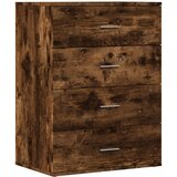  Komoda 2 kom boja dimljenog hrasta 60x39x80cm konstruirano drvo | shoptok.hr