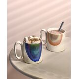 Salt&Pepper Rožnata/bež skodelica iz kamenine 390 ml Paint – | Shoptok.si