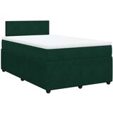  Krevet box spring s madracem tamnozeleni 120x190 cm baršunasti | shoptok.hr