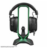 LC Power usb lc-hub-head-bungee USB3.0 hub with headphone holder & mouse bungee, rgb lighting cene