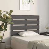  Uzglavlje sivo 100 x 3 x 80 cm od masivne borovine | shoptok.hr