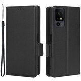 INORCO PU usnjena torbica za mobilni telefon z denarnico za TCL 40 XL Litchi s teksturo in preklopnim stojalom za telefon, (22033564) | Shoptok.si