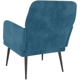  Fotelj moder 62x79x79 cm žamet, (20701635) | Shoptok.si