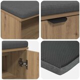  Haldna klop z blazino Enobarvno Umetni hrast 100 x 38 x 46 cm, (5000160685) | Shoptok.si
