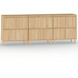  Komoda 3 kom boja hrasta sonome 60x35x70 cm konstruirano drvo | shoptok.hr
