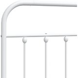  Metalno zamjensko uzglavlje bijelo 135 cm | shoptok.hr