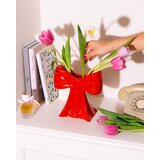 DOIY vaza mašna, crvena, 20 cm, | ePonuda.com