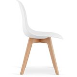  KITO stolica - bijela / prirodne noge x 4 | shoptok.hr