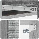 Stolna Stenska stranska miza Siva Sonoma 59 x 34,5 x 17 cm, (5000232465) | Shoptok.si